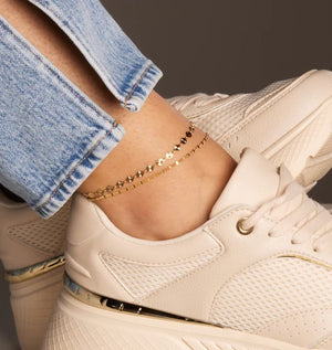 Twice As Nice - Dual Chain Anklet