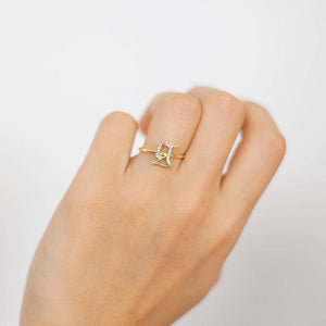 Gothic Initial Ring