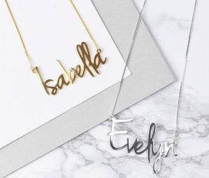 Calligraphy Name Necklace