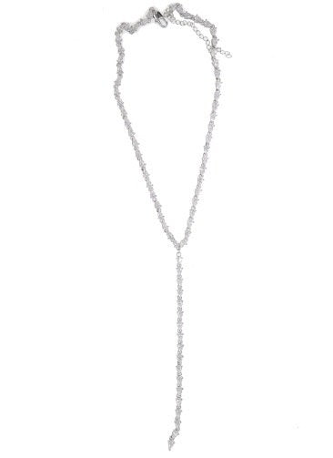 Crystal Collection Tear Drop Lariat 