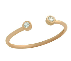 Dainty Double CZ Ring
