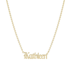 [JBD Exclusive] Old English Name Necklace