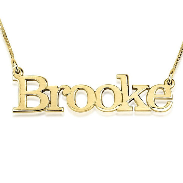 Print Name Necklace