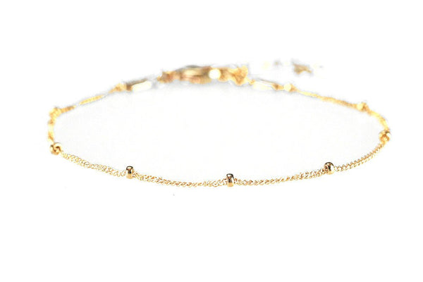 Dainty Dotted Anklet
