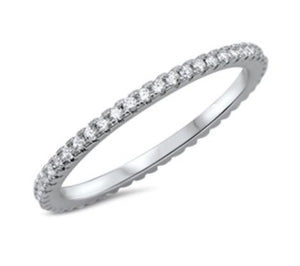 Dainty CZ Stackable Rings (set of 3)