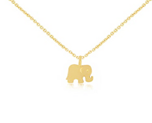 Dainty Elephant Necklace